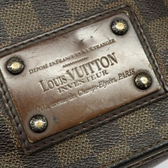 LOUIS VUITTON Damier Ebene Brooklyn PM Shoulder Bag N51210 LV Auth yk18854 - Picture 13 of 16